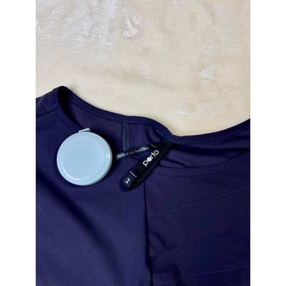 Porto San Francisco Chapman Asymmetrical Sheath Dress Indigo Women’s 2 Boutique - Picture 11 of 13